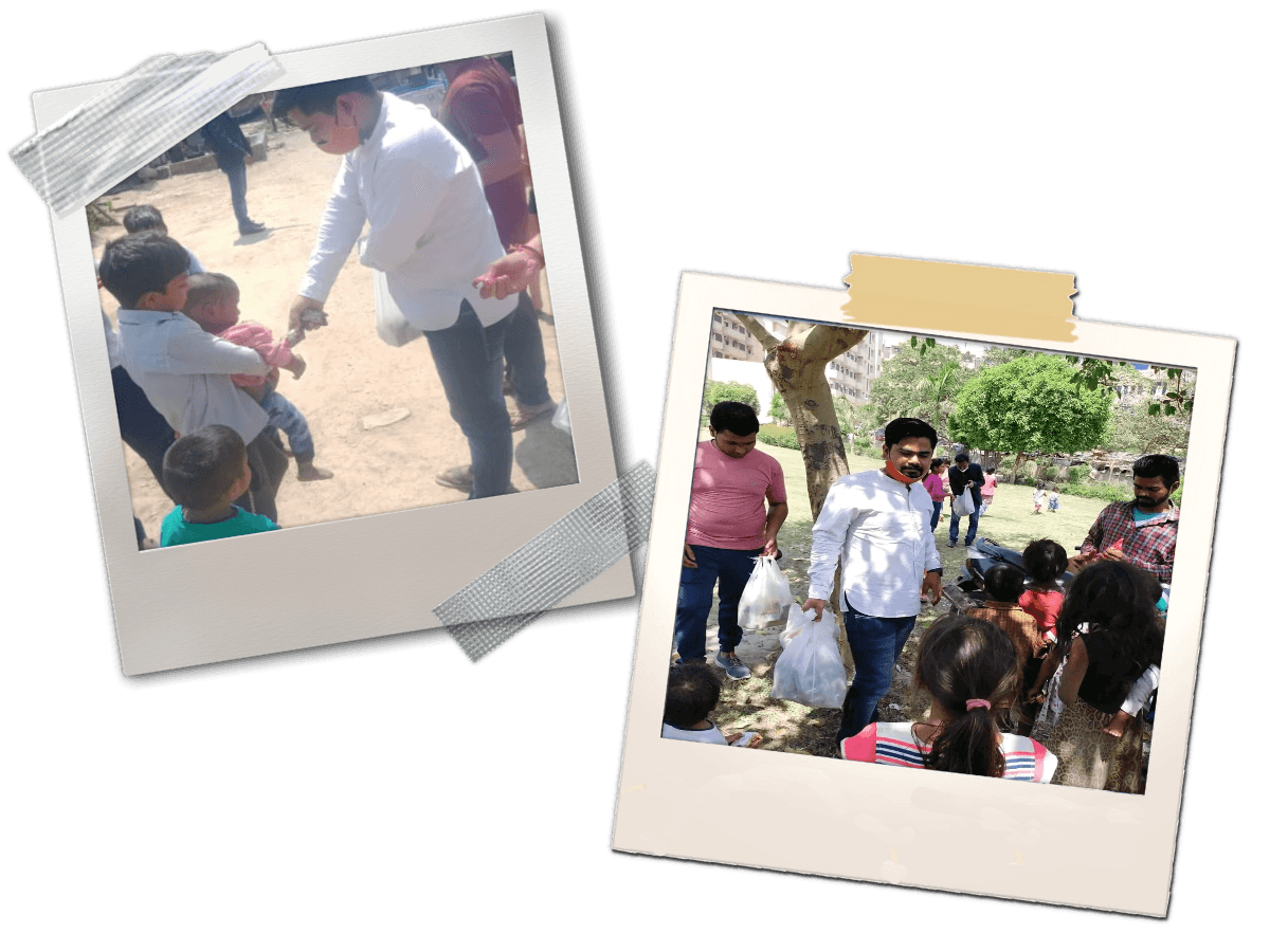 SDRK Manavadhikar Foundation Organizes Food Distribution Drive to Support the Needy